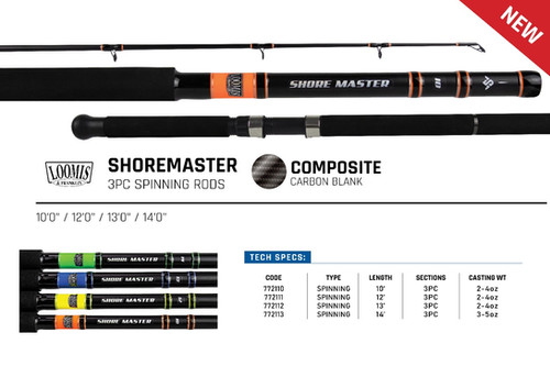 Loomis & Franklin Shore Master 14ft 3-Piece Surf Rod | Custom Angling Deal
